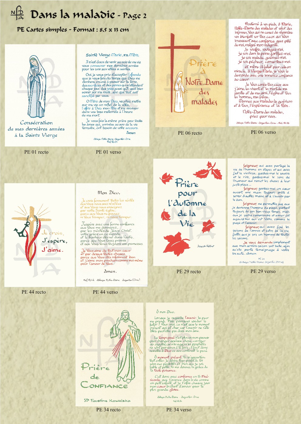 Abbaye Argentan Dans la maladie page 2